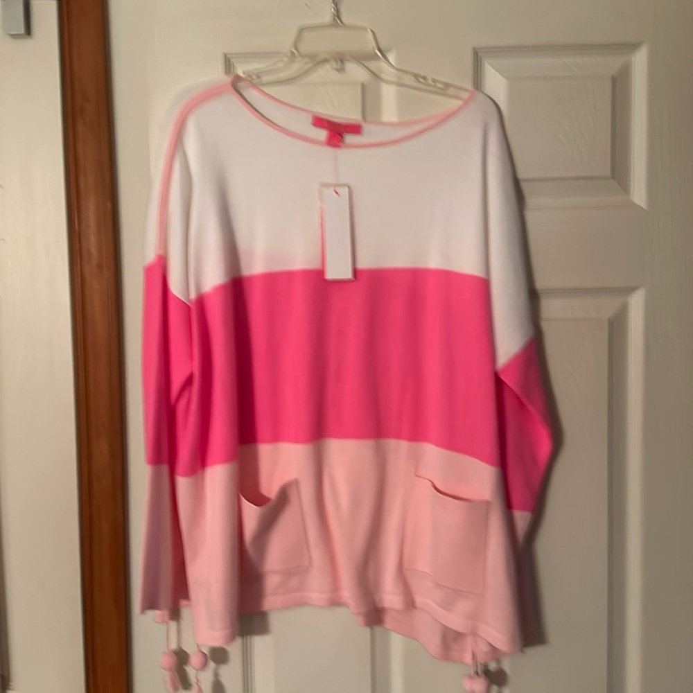 NWT LILLY PULITZER WESTWOOD SWEATER XL